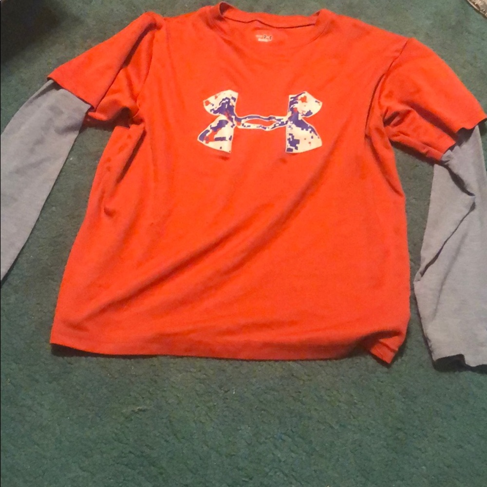 Under Armour long sleeve heat tech shirt - boys